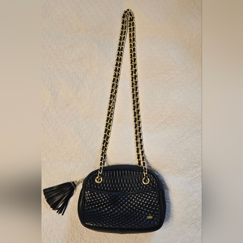 Bally Black Quilted Shoulder Bag